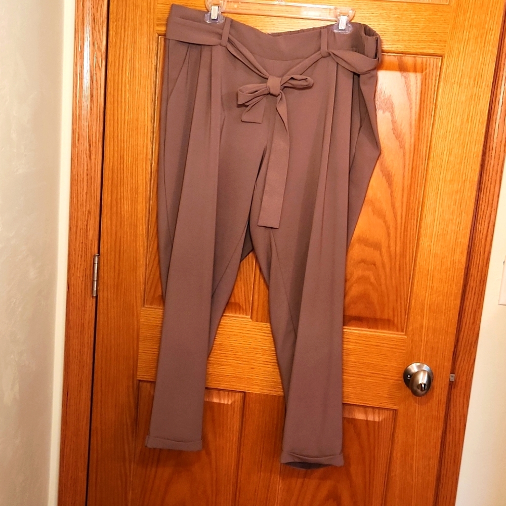 Torrid 1x crepe ankle pants